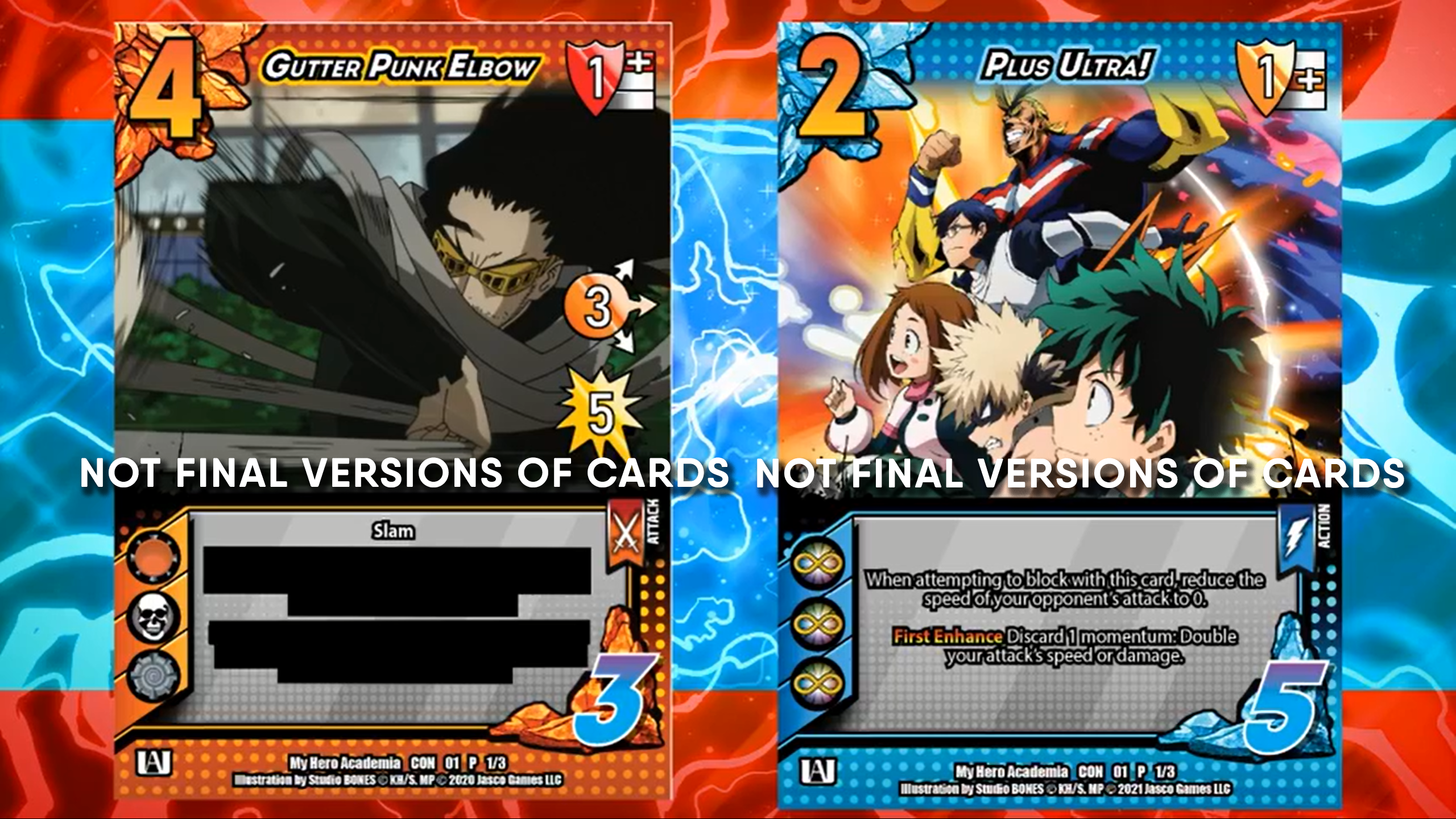 Vital Information My Hero Academia CCG Gen Con 2020 Info And Images